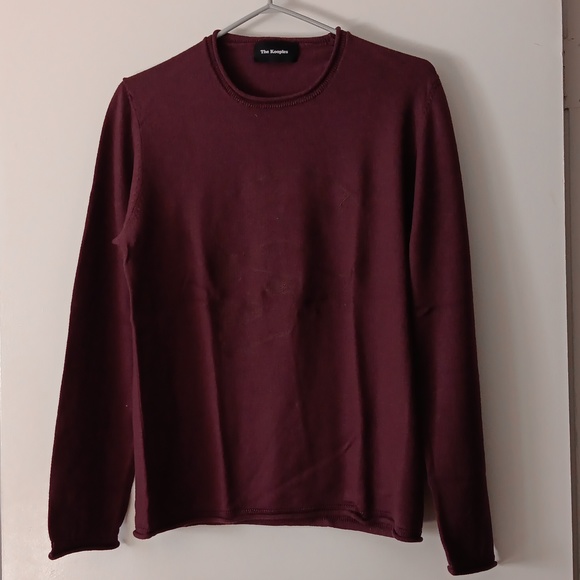 THE KOOPLES Burgundy Merino Wool Skull Sweater M - Picture 1 of 4